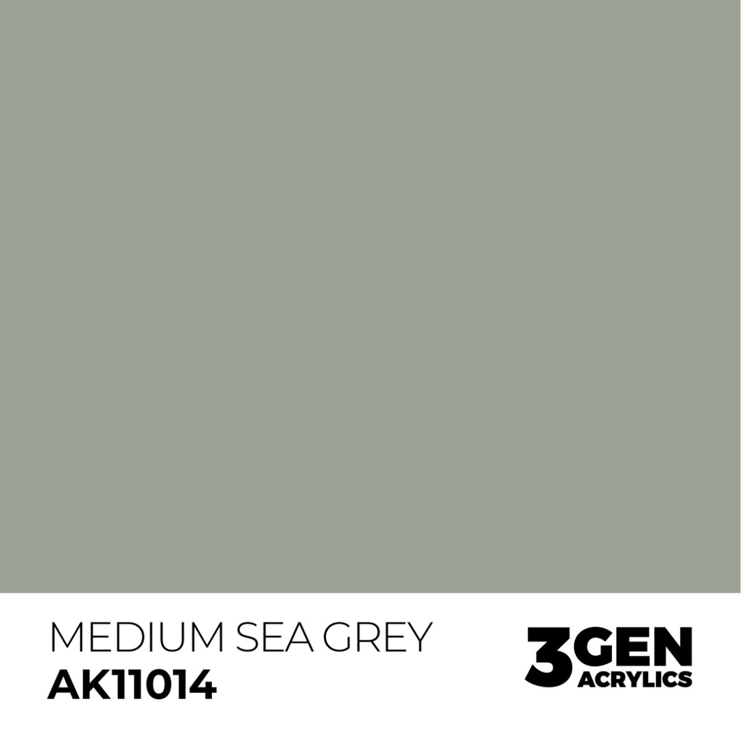 3GEN Acrylics: Medium Sea Grey (AK Interactive) (AK11014)