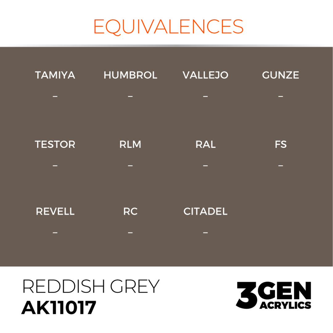 3GEN Acrylics: Reddish Grey (AK Interactive) (AK11017)
