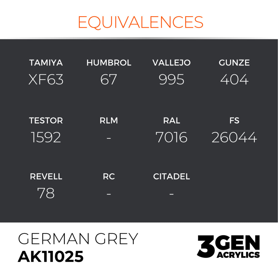 3GEN Acrylics: German Grey (AK Interactive) (AK11025)
