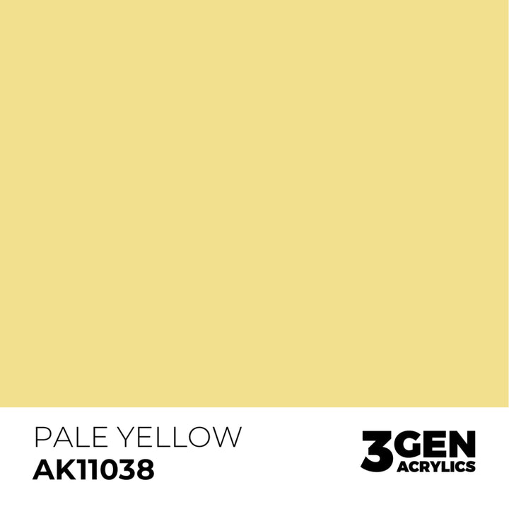 3GEN Acrylics: Pale Yellow (AK Interactive) (AK11038)
