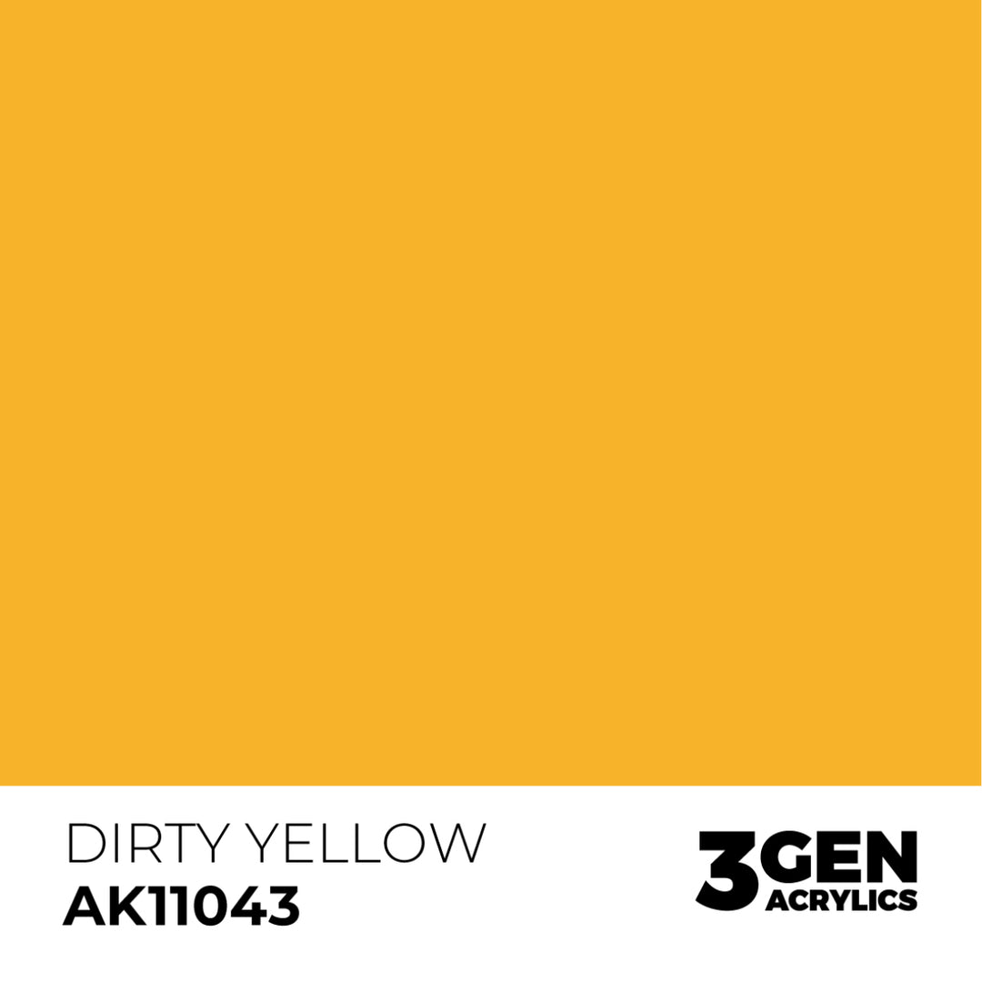 3GEN Acrylics: Dirty Yellow (AK Interactive) (AK11043)