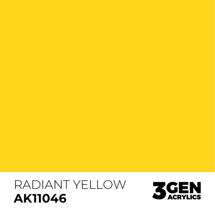 3GEN Acrylics: Radiant Yellow (AK Interactive) (AK11046)