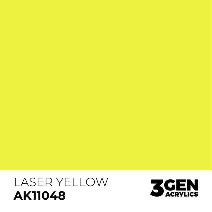 3GEN Acrylics: Laser Yellow (AK Interactive) (AK11048)