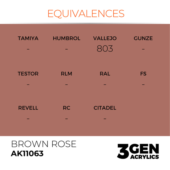 3GEN Acrylics: Brown Rose (AK Interactive) (AK11063)