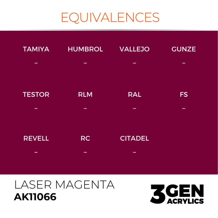 3GEN Acrylics: Laser Magenta (AK Interactive) (AK11066)