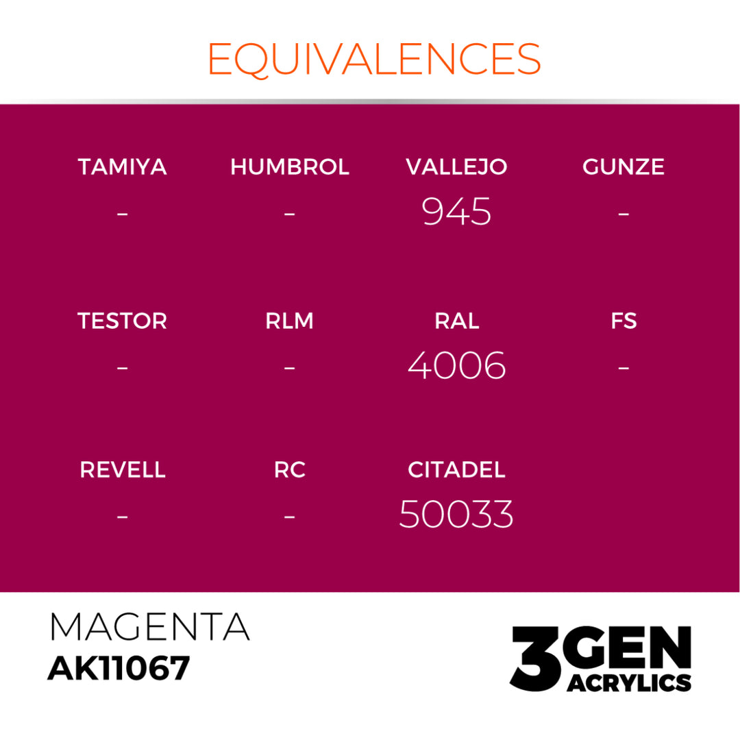 3GEN Acrylics: Magenta (AK Interactive) (AK11067)