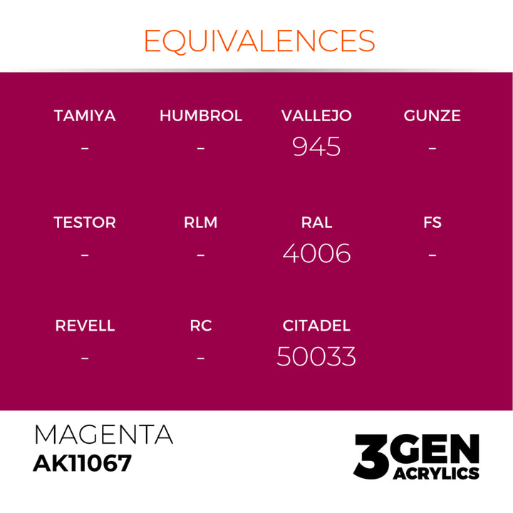 3GEN Acrylics: Magenta (AK Interactive) (AK11067)