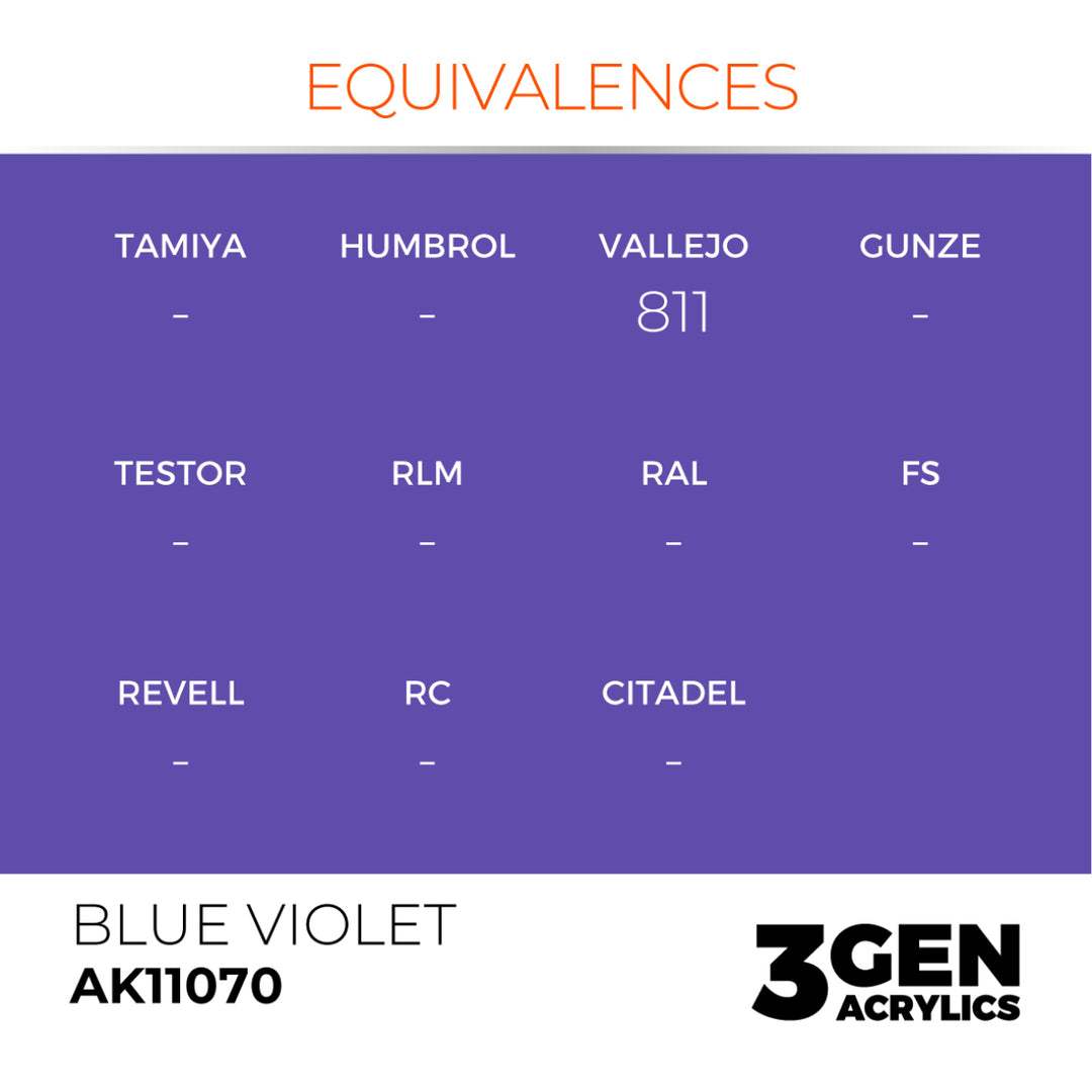 3GEN Acrylics: Blue Violet (AK Interactive) (AK11070)