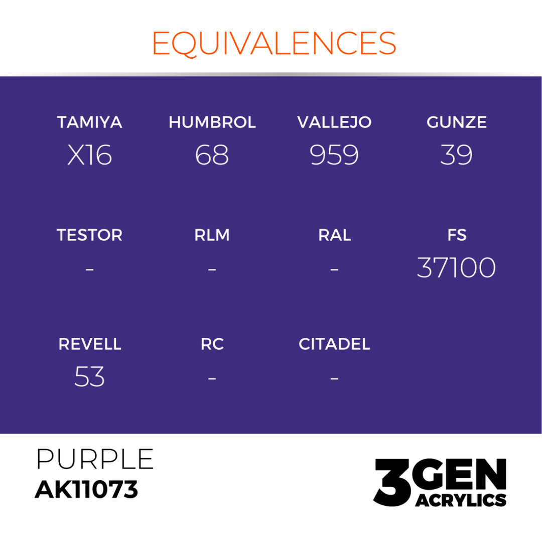 3GEN Acrylics: Purple (AK Interactive) (AK11073)