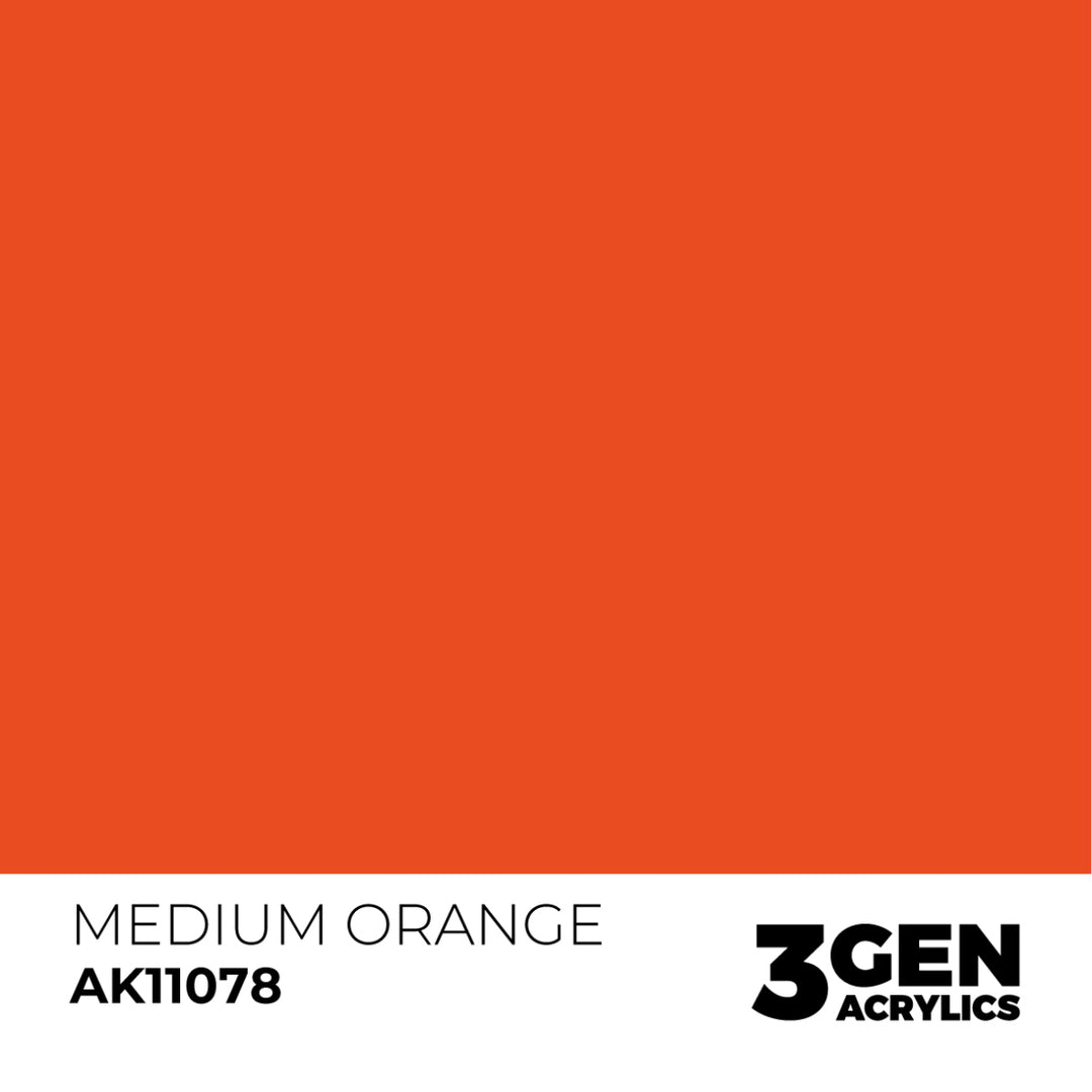 3GEN Acrylics: Medium Orange (AK Interactive) (AK11078)