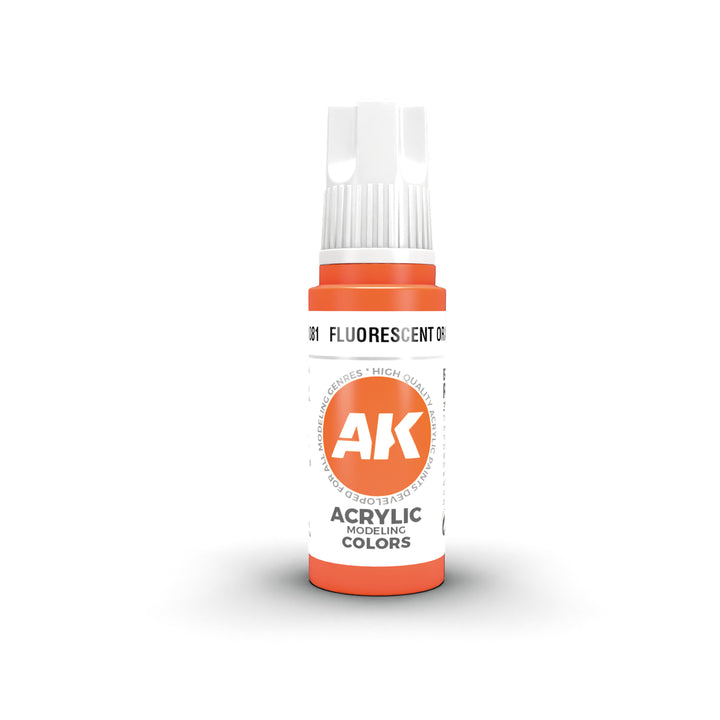 3GEN Acrylics: Fluorescent Orange (AK Interactive) (AK11081)