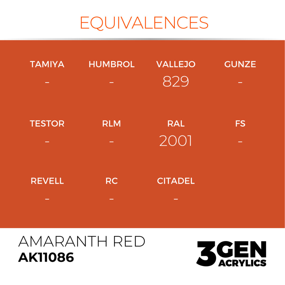 3GEN Acrylics: Amaranth Red (AK Interactive) (AK11086)