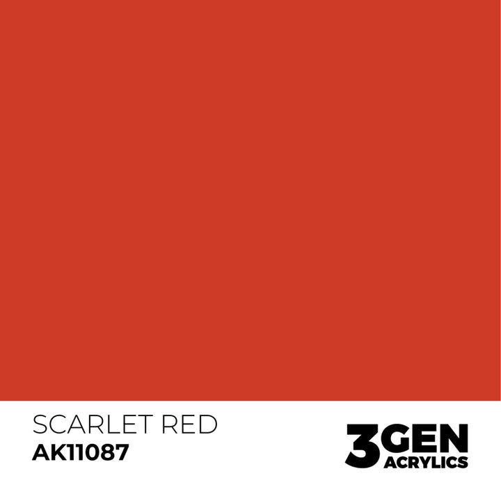 3GEN Acrylics: Scarlet Red (AK Interactive) (AK11087)