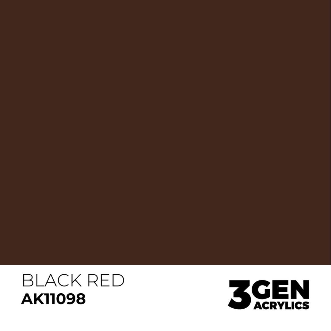 3GEN Acrylics: Black Red (AK Interactive) (AK11098)