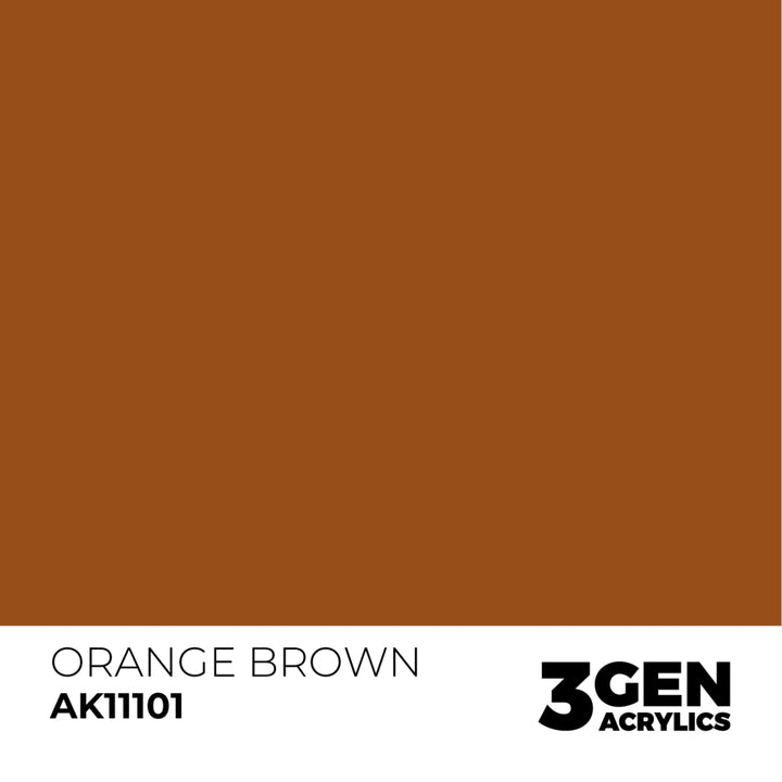 3GEN Acrylics: Orange Brown (AK Interactive) (AK11101)