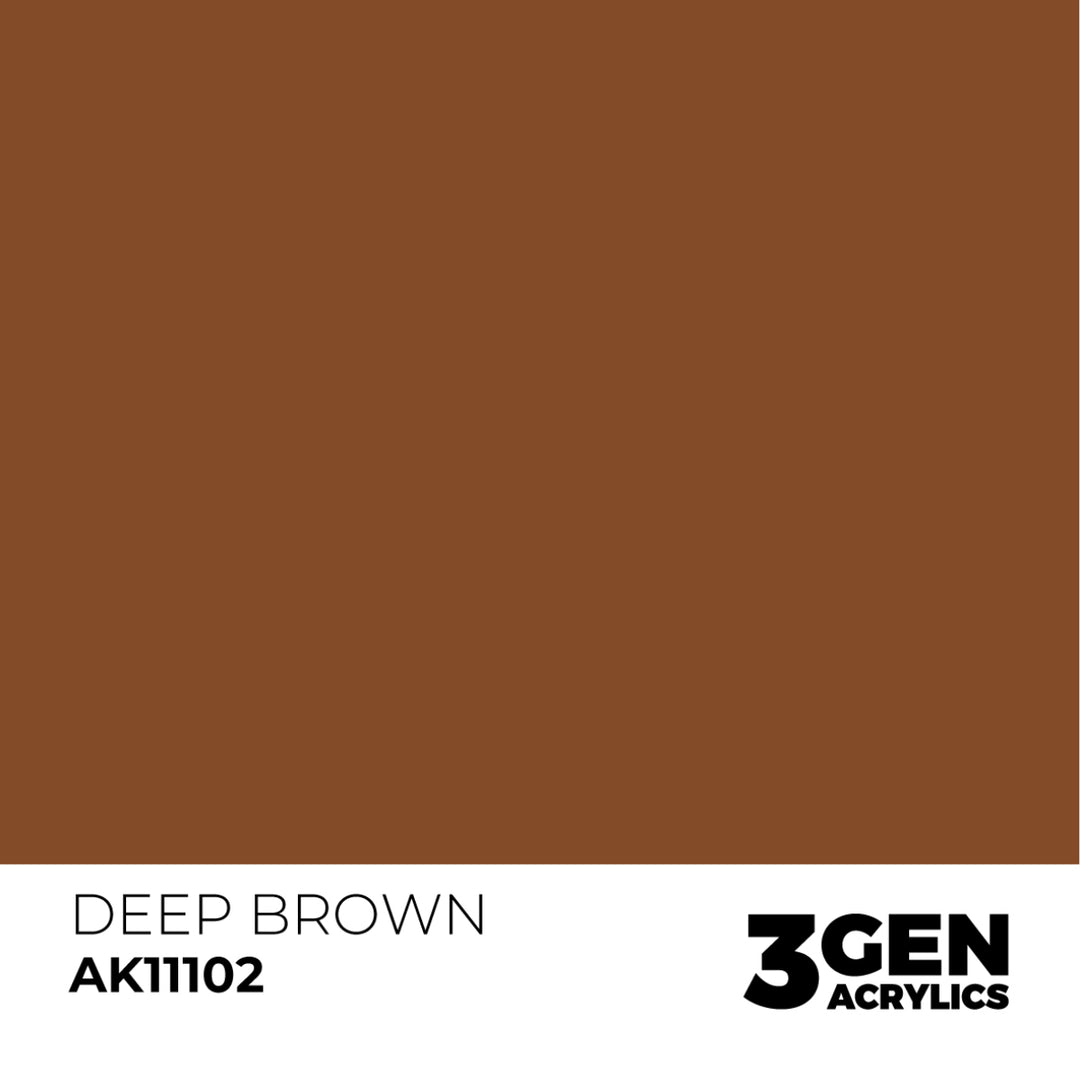 3GEN Acrylics: Deep Brown – Intense (AK Interactive) (AK11102)