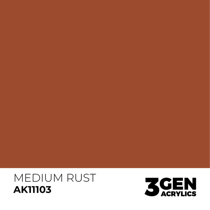 3GEN Acrylics: Medium Rust (AK Interactive) (AK11103)