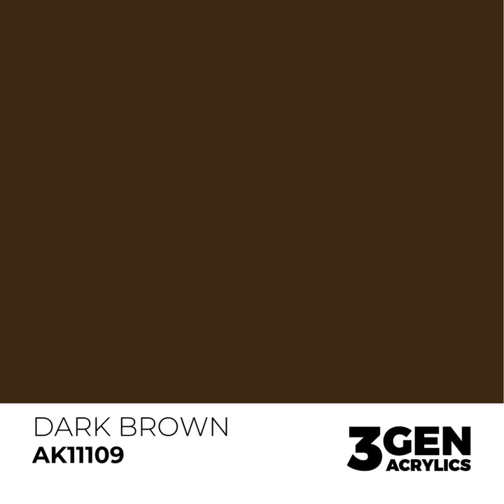 3GEN Acrylics: Dark Brown (AK Interactive) (AK11109)