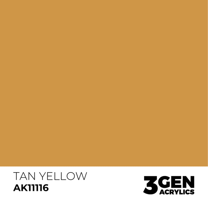 3GEN Acrylics: Tan Yellow (AK Interactive) (AK11116)