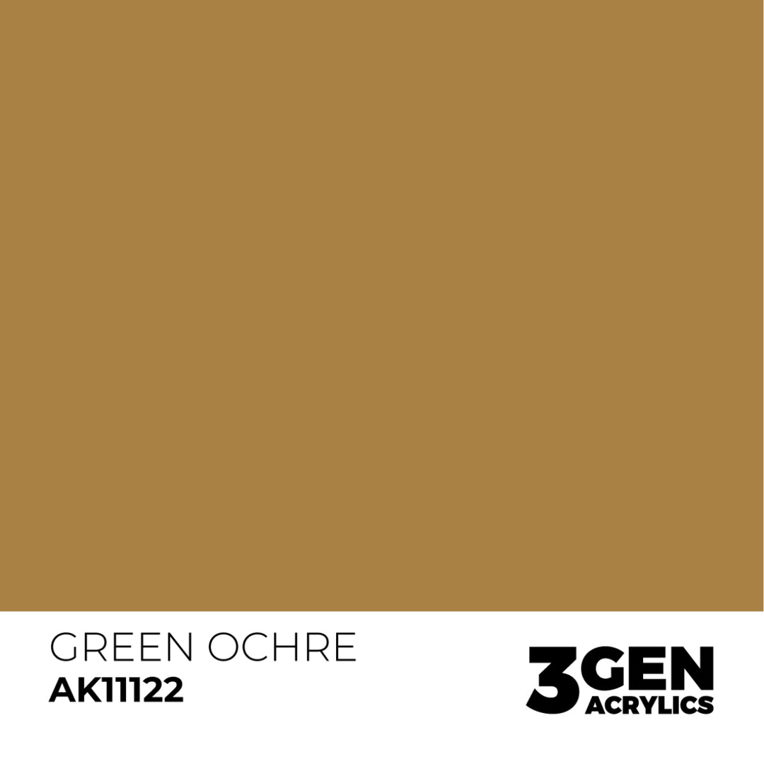 3GEN Acrylics: Green Ochre (AK Interactive) (AK11122)