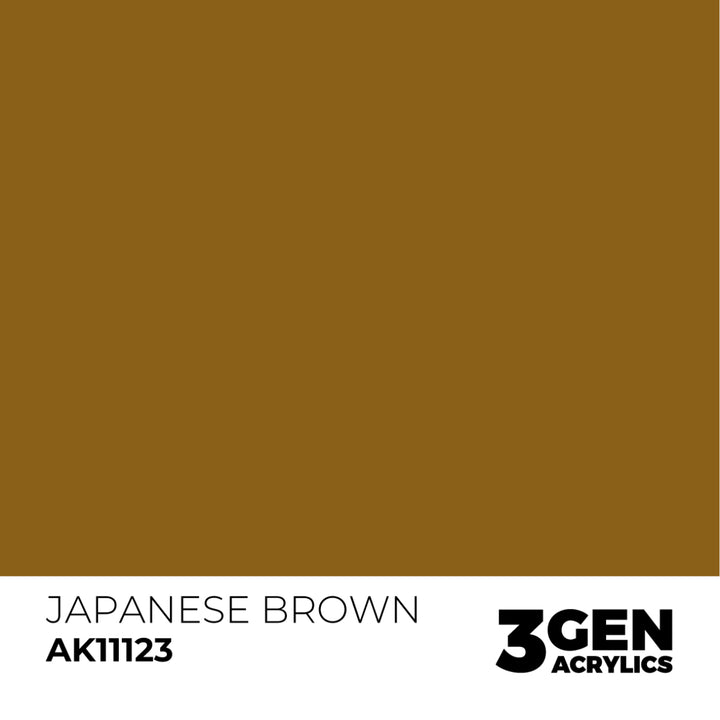3GEN Acrylics: Japanese Brown (AK Interactive) (AK11123)