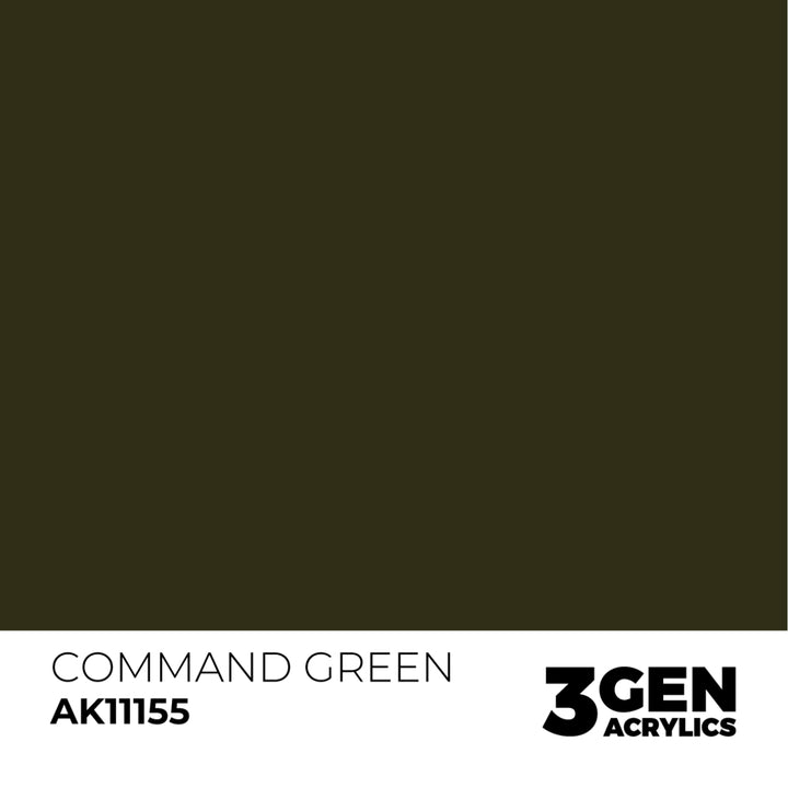 3GEN Acrylics: Command Green (AK Interactive) (AK11155)