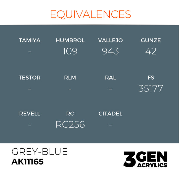3GEN Acrylics: Grey-blue (AK Interactive) (AK11165)