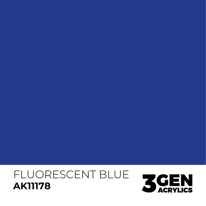 3GEN Acrylics: Fluorescent Blue (AK Interactive) (AK11178)