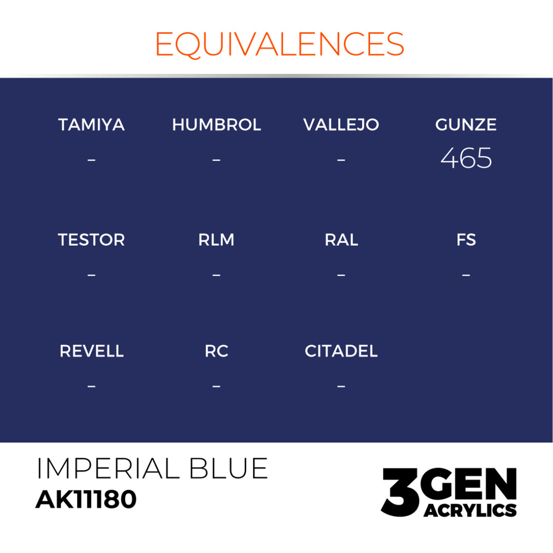 3GEN Acrylics: Imperial Blue (AK Interactive) (AK11180)