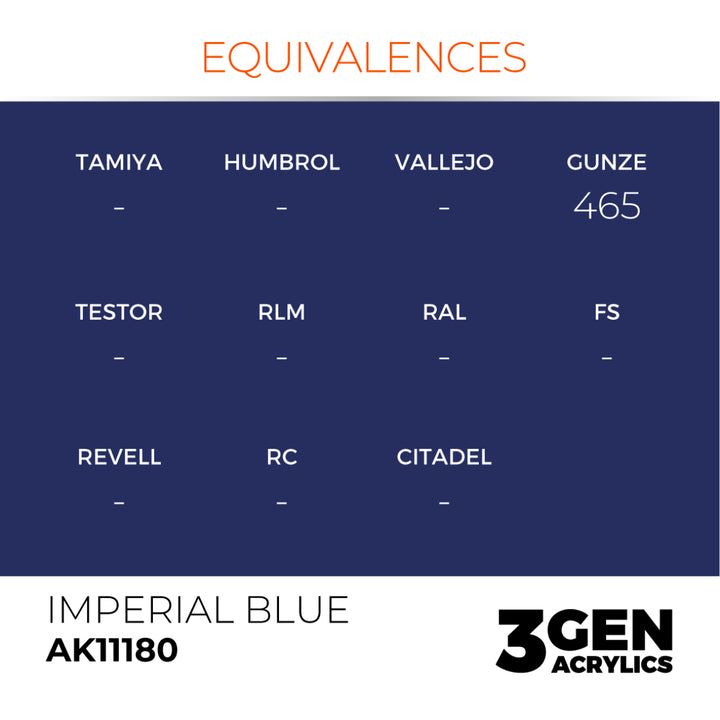 3GEN Acrylics: Imperial Blue (AK Interactive) (AK11180)