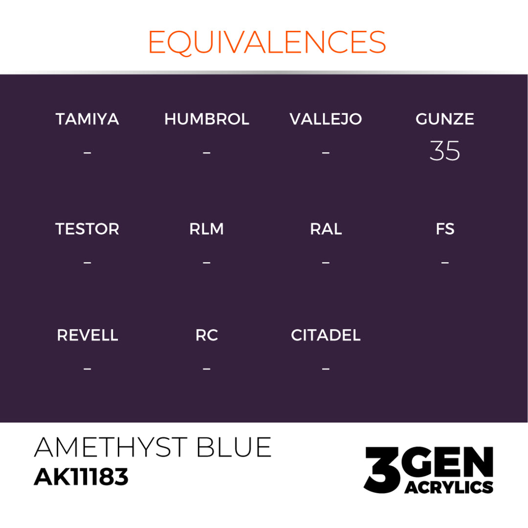 3GEN Acrylics: Amethyst Blue (AK Interactive) (AK11183)