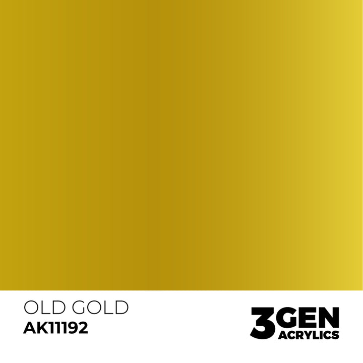 3GEN Acrylics: Old Gold – Metallic (AK Interactive) (AK11192)