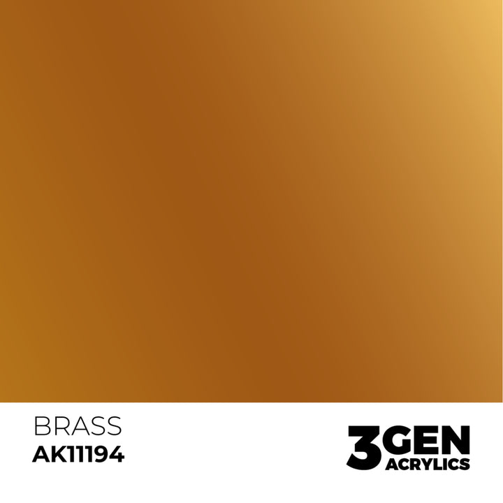 3GEN Acrylics: Brass – Metallic (AK Interactive) (AK11194)