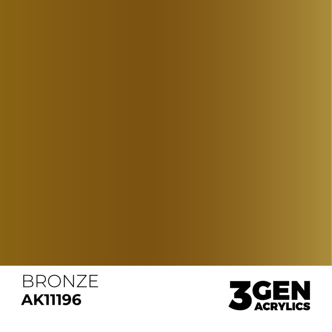 3GEN Acrylics: Bronze – Metallic (AK Interactive) (AK11196)