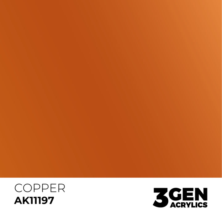 3GEN Acrylics: Copper – Metallic (AK Interactive) (AK11197)
