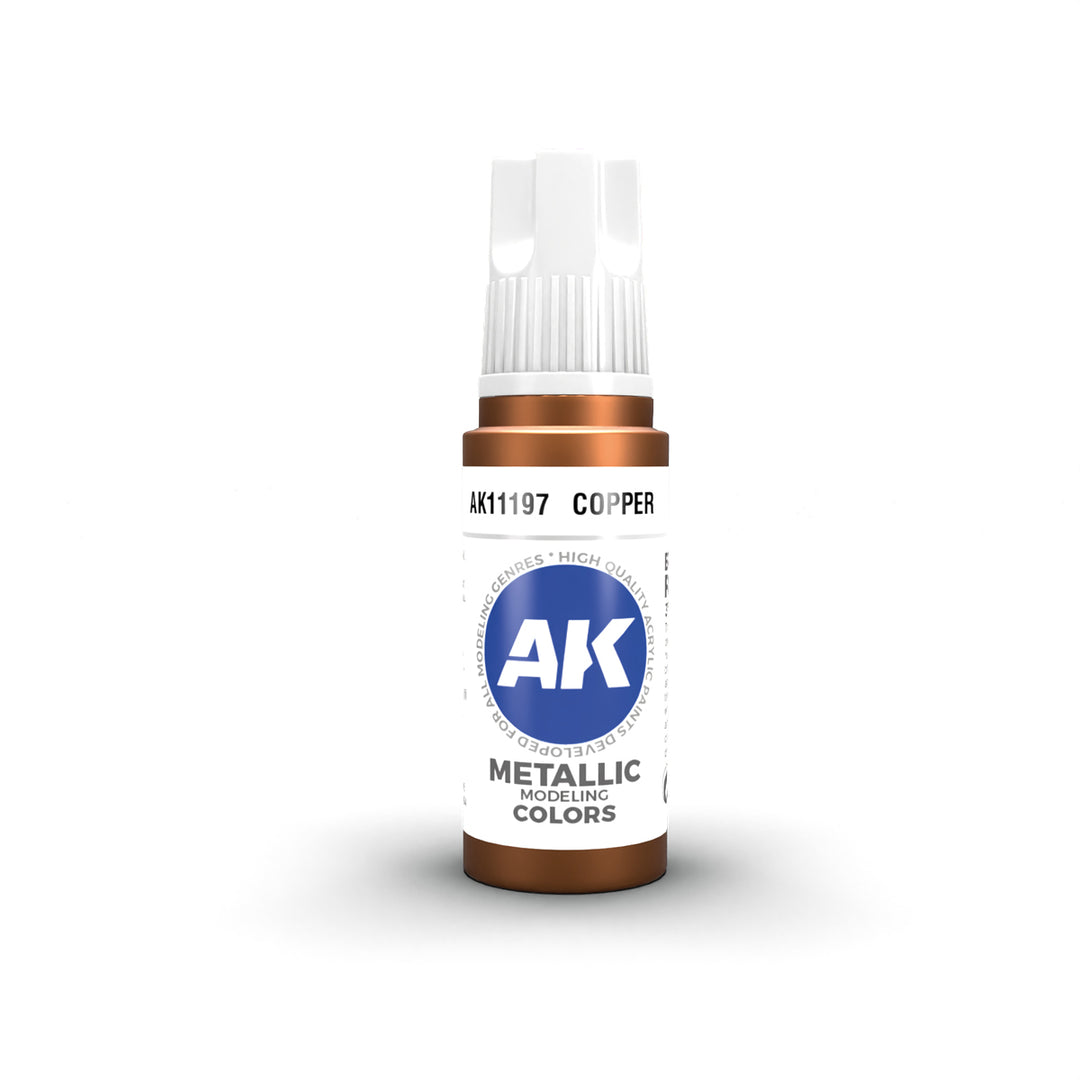 3GEN Acrylics: Copper – Metallic (AK Interactive) (AK11197)
