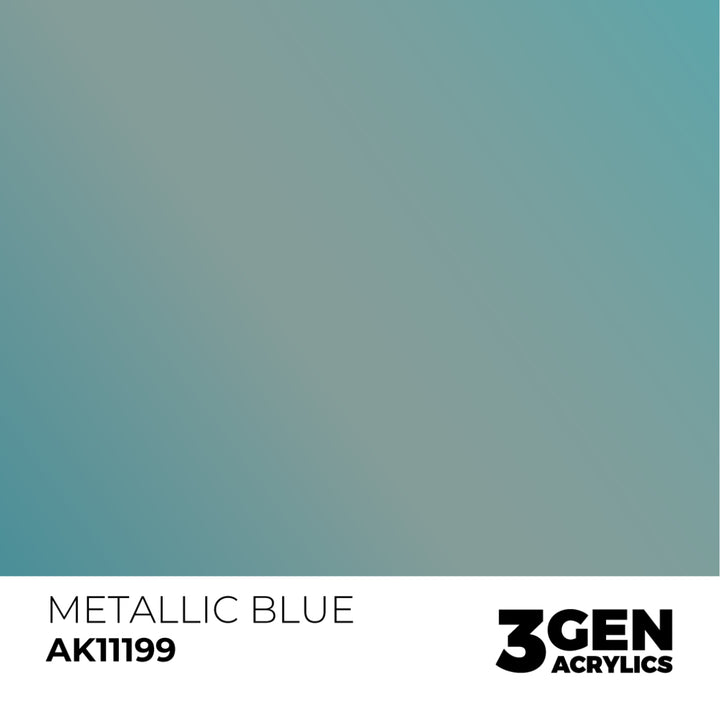 3GEN Acrylics: Metallic Blue – Metallic (AK Interactive) (AK11199)