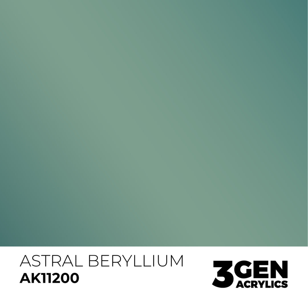 3GEN Acrylics: Astral Beryllium – Metallic (AK Interactive) (AK11200)