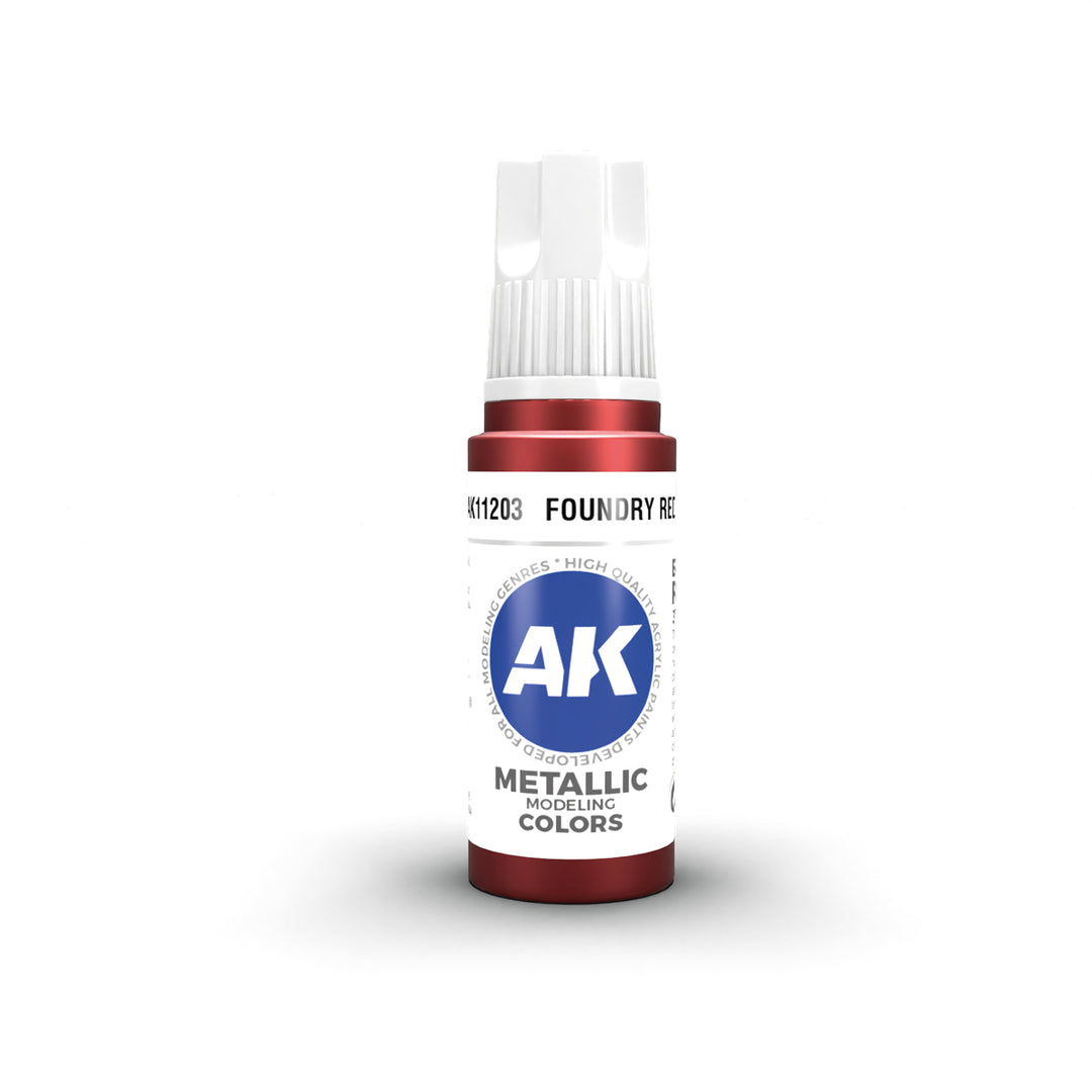 3GEN Acrylics: Foundry Red – Metallic (AK Interactive) (AK11203)