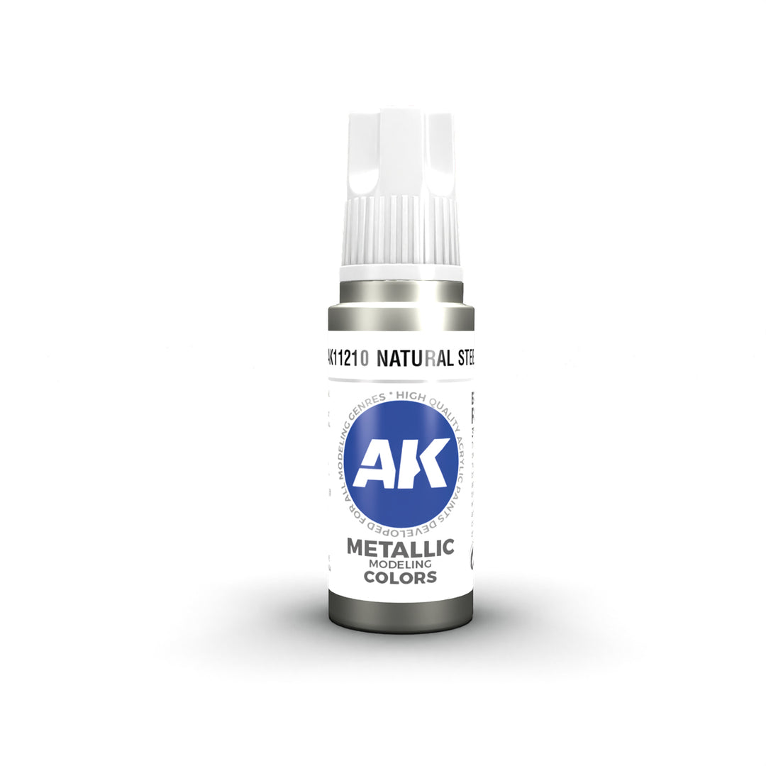 3GEN Acrylics: Natural Steel – Metallic (AK Interactive) (AK11210)