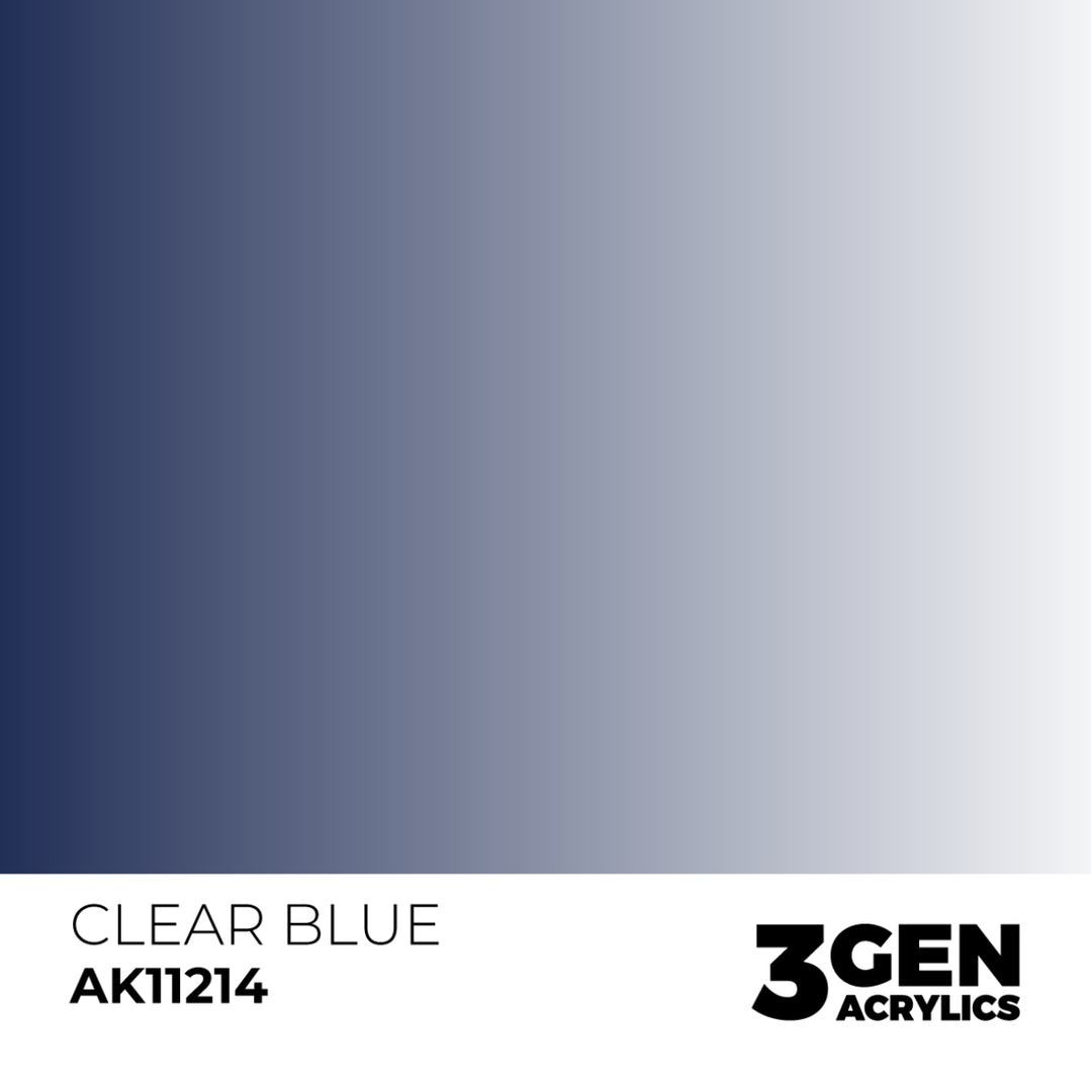3GEN Acrylics: Clear Blue (AK Interactive) (AK11214)