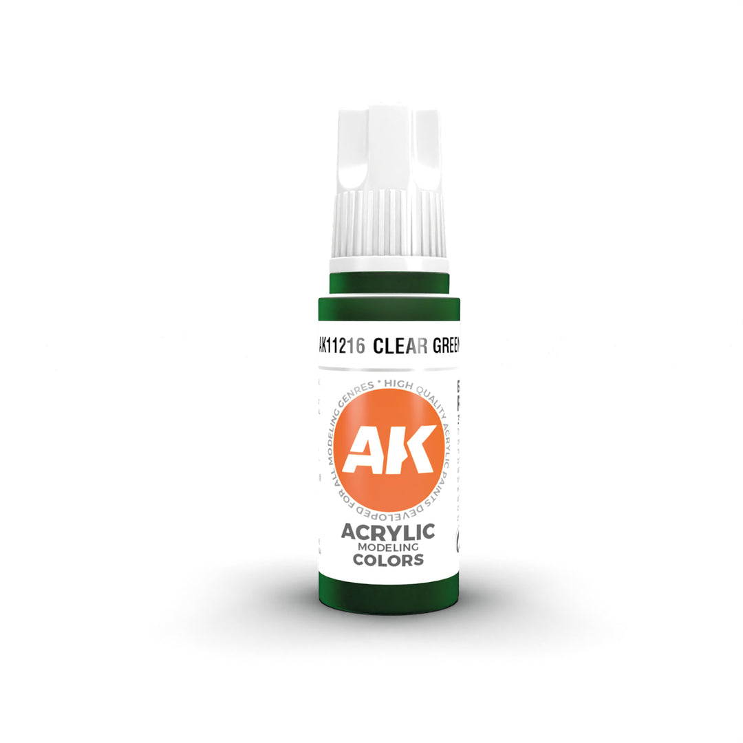 3GEN Acrylics: Clear Green (AK Interactive) (AK11216)