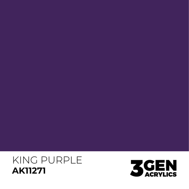 3GEN Acrylics: King Purple – Color Punch (AK Interactive) (AK11271)