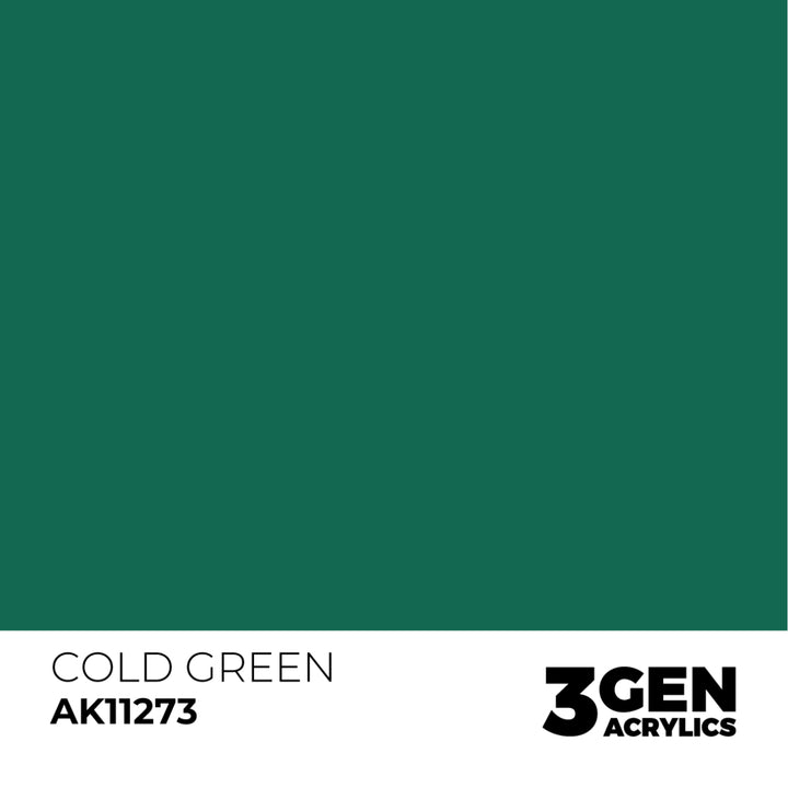 3GEN Acrylics: Cold Green – Color Punch (AK Interactive) (AK11273)