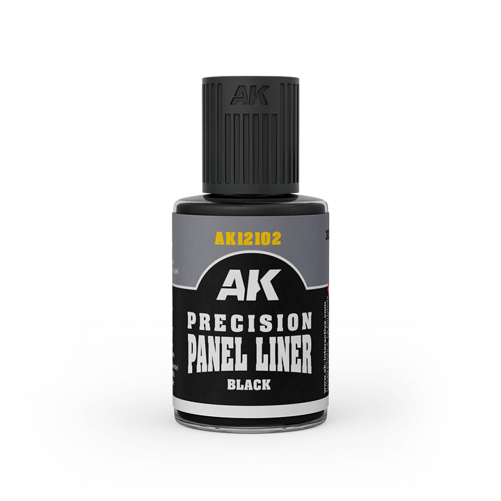 Black Precision Panel Liner (AK Interactive) (AK12102)
