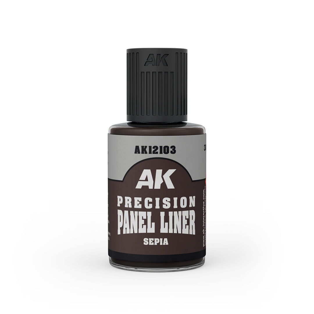 Sepia Precision Panel Liner (AK Interactive) (AK12103)