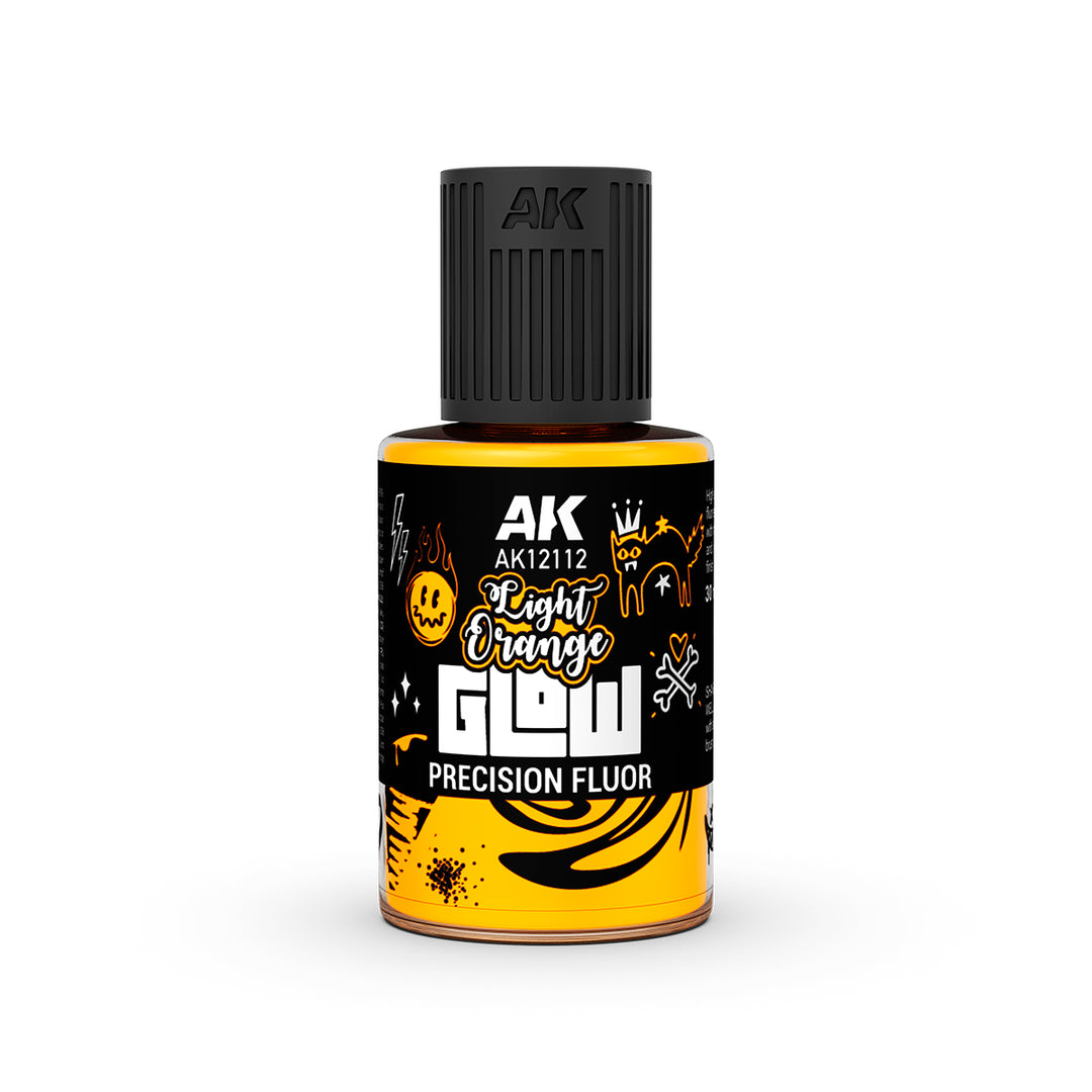 Light Orange Glow Precision Fluor (AK Interactive) (AK12112)