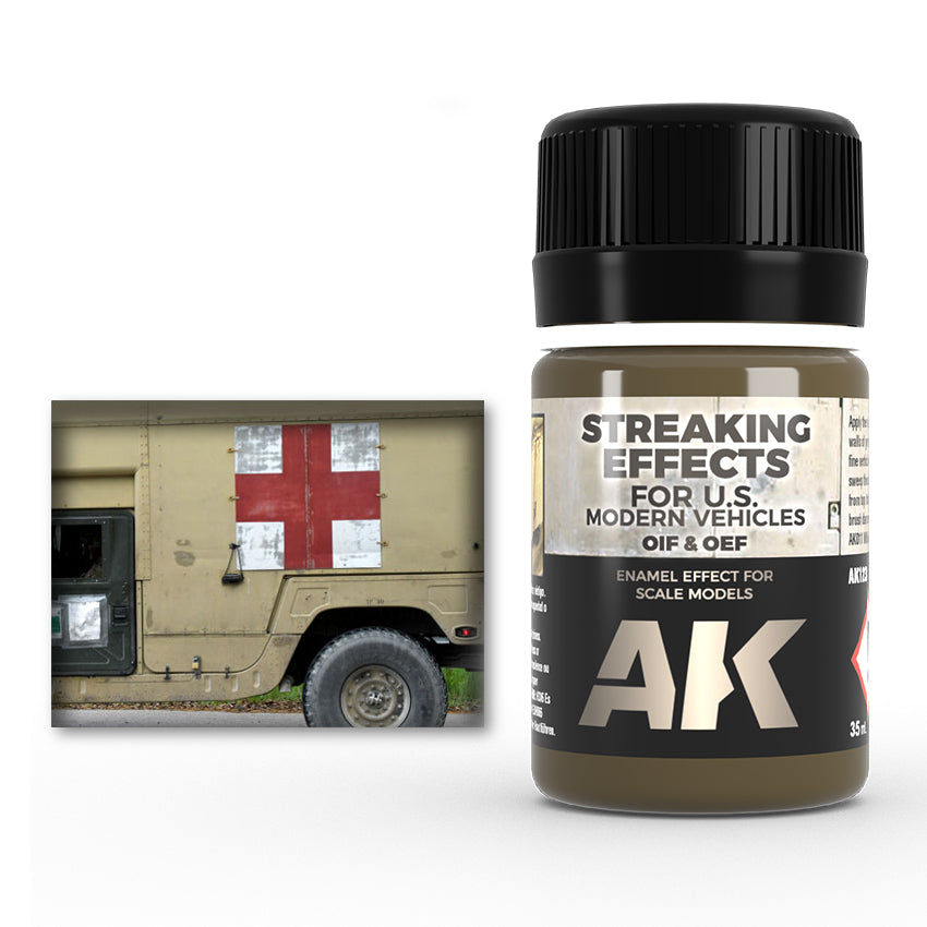 Streaking Effects for US Modern Vehicles - OIF & OEF (AK Interactive) (AK123)