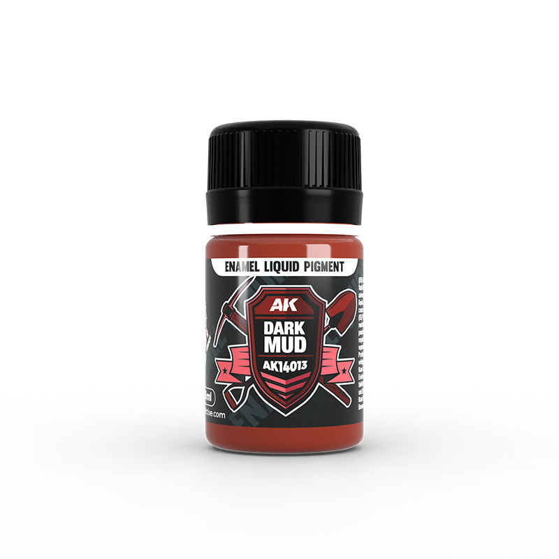 Enamel Liquid Pigment: Dark Mud (AK Interactive) (AK14013)