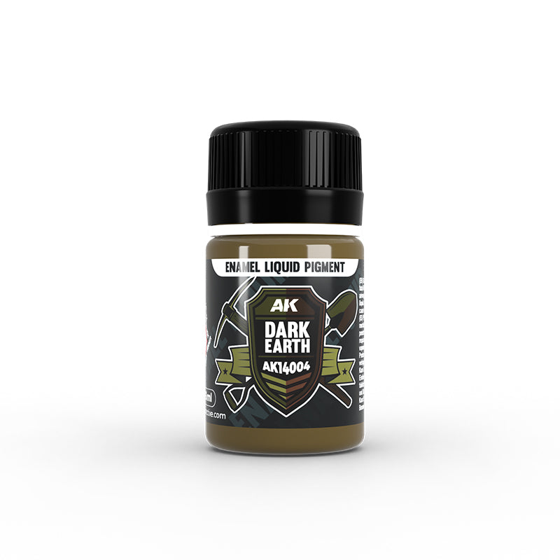 Enamel Liquid Pigment: Dark Earth (AK Interactive) (AK14004)